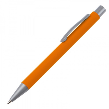 Logo trade advertising products picture of: Metal ballpen soft touch ABU DHABI